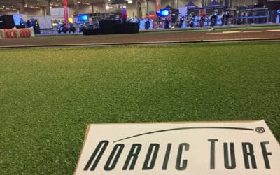 Nordic Turf Oy tekonurmimatot koristavat MP-messujen koeajorataa