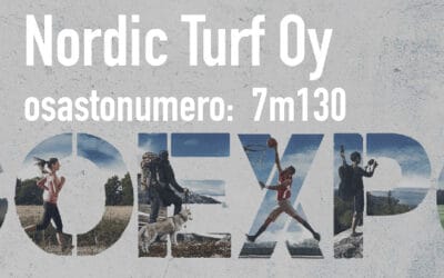GoExpo 2018 Messukeskus tule tapaamaan Nordic Turf tiimiä osastolle 7m130