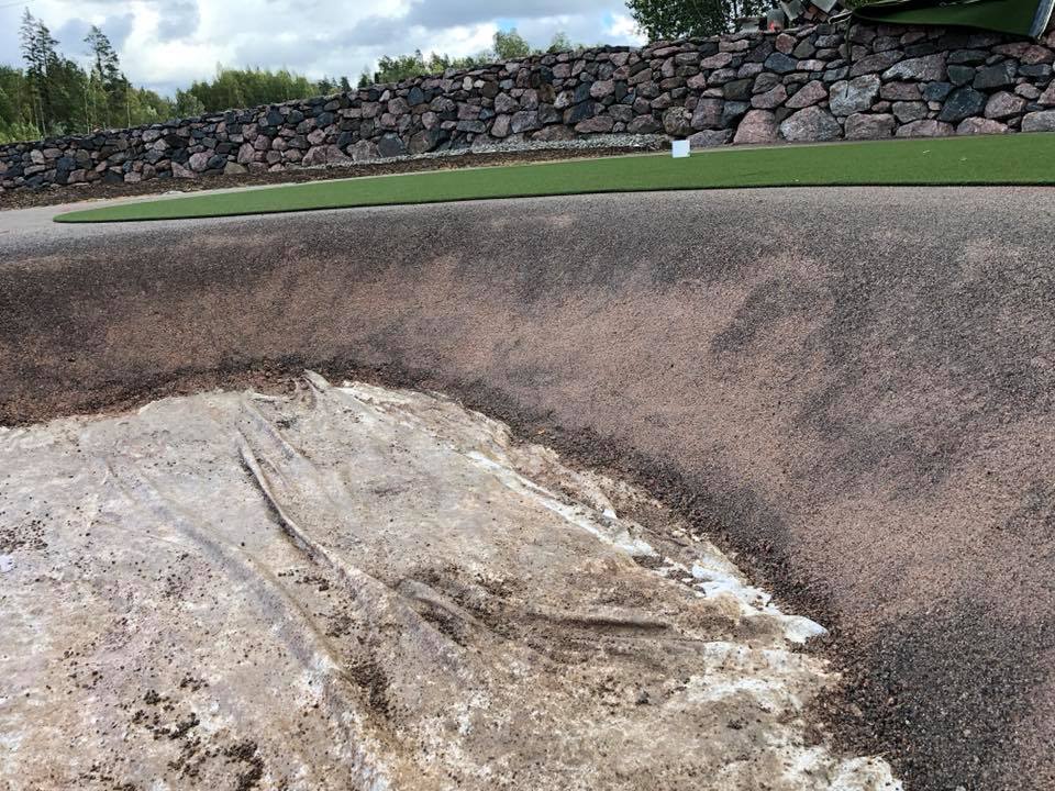 Golftekonurmi bunkkeri