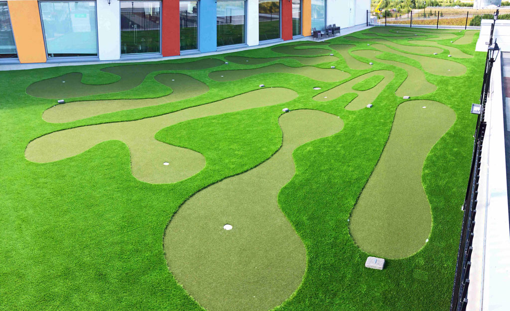 Nordic Turf minigolf puttirata Espooseen