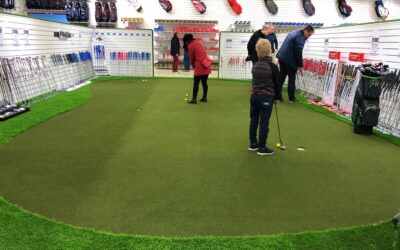 Nordic Turfin tekonurmet valloittivat pk-seudun suuret golfmyymälät