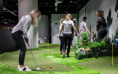 Nordic Turf rakensi Bogey parkin Espoon kauppakeskus Ainoaan